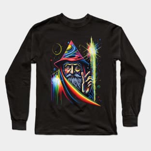 The Wiz - (Black Light - Version 2) Long Sleeve T-Shirt